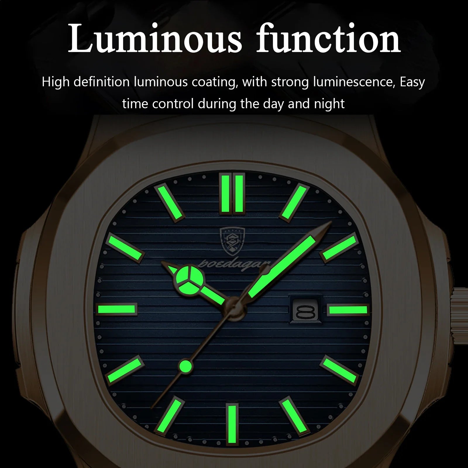 Montre Carrée Élégante Homme