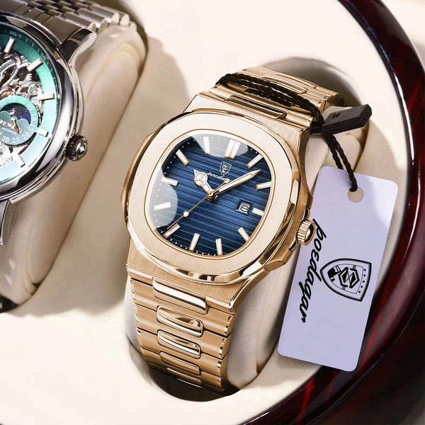 Montre Carrée Élégante Homme